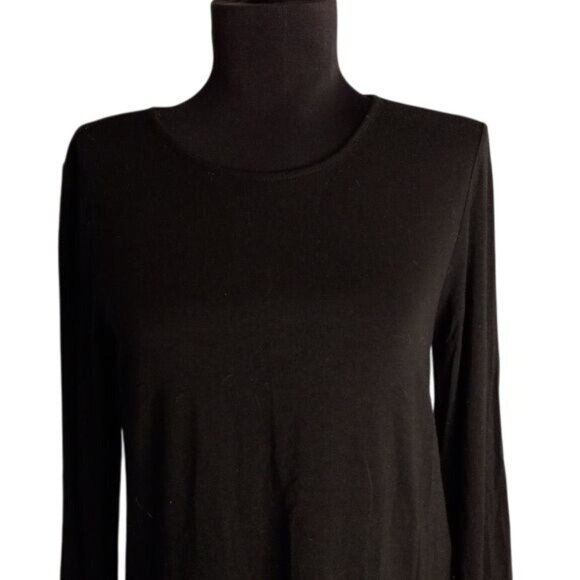 J. Jill XS Black Wearever Collection Womens Top 3/4 Sleeve Rayon Lycra - Picture 5 of 9